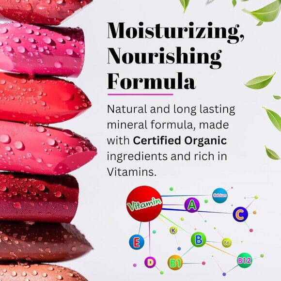 Fifth & Skin BOTANICAL Lipstick CHERRY PLUM Moisturizing Good for your Lips! New - Picture 5 of 13